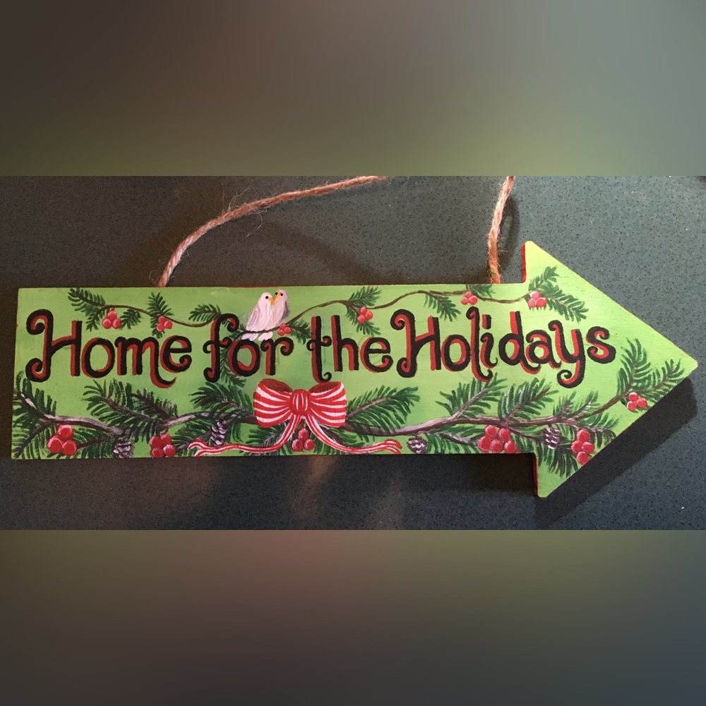 “Home For The Holidays” Door Hanger